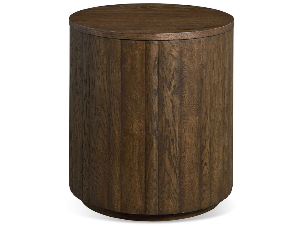 Andora Round Plinth End Table